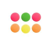 Lot de 6 Balles Rebondissantes Fluo 3cm Multicolore