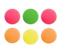 Lot de 6 Balles Rebondissantes Fluo 3cm Multicolore Multicolore G