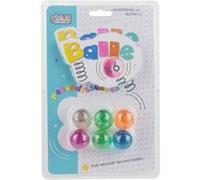 Lot de 6 Balles Rebondissantes "Mômes" 2cm Multicolore Multicolore G