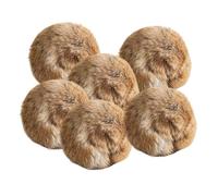 Lot de 6 balles souples et interactives pour animaux domestiques - petites boules en peluche pour chats avec jouets Catnip, petits et grands pour l'intérieur et jeu par nous