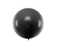 Lot de 6 - Ballon rond géant noir 35gr 90cm