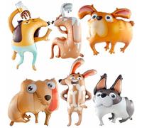 Lot de 6 ballons amusants pour chien et chiot - Cadeau d'anniversaire sur le thème du chien - Décoration de fête prénatale - Décoration de fête pour les amoureux des chiots