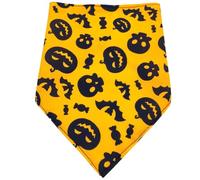 Lot de 6 bandanas pour chien - Couleur : foulard triangulaire - Pour Halloween - Bandana pour chien de petite, moyenne et grande taille - Couleur 1, S, 40 x 30 x 30 cm