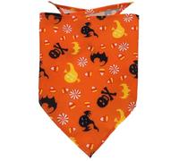 Lot de 6 bandanas pour chien - Couleur : foulard triangulaire - Pour Halloween - Bandana pour chien de petite, moyenne et grande taille - Couleur 15, S, 40 x 30 x 30 cm