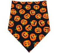 Lot de 6 bandanas pour chien - Couleur : foulard triangulaire - Pour Halloween - Bandana pour chien de petite, moyenne et grande taille - Couleur 2, L, 65 x 43 x 43 cm