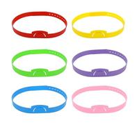 Lot de 6 Bandeaux Devine Qui, 6 Couleurs Réglables Jeu de Société Bandeaux avec Carte Insérable pour Adultes et Enfants Activités Fête en Famille Apprentissage en Classe