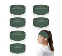 Lot de 6 bandeaux élastiques larges pour femme - Bandeau de sport - Antidérapants - Tendance - Large élastique et doux