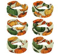 Lot de 6 bandeaux larges Helloween Pumkins_189 pour femme