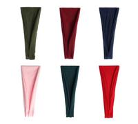 Lot de 6 Bandeaux Larges pour Femmes, Section 4 5 6 7 8 9