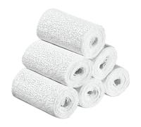Lot de 6 bandes de plâtre 7,5 x 270 cm - Rouleaux de plâtre - Bandes de plâtre - Pour le bricolage et le modelage