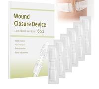 Lot de 6 bandes de suture autocollantes d'urgence pour plaie - Pour l'extérieur et les déplacements