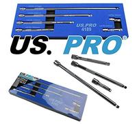 Lot de 6 barres d'extension oscillantes de 6,35 mm dans un plateau en mousse US Pro