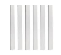 Lot de 6 barres plates en aluminium 6061 de 3 mm x 2,5 cm de long avec film de protection pour travaux manuels