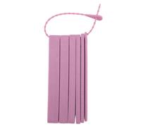 Lot de 6 batons de dentition en silicone pour le controle de la machoire, blocs de morsure, kit d'entrainement de la force, aides a la communication vocale, doux, violet