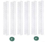 Lot de 6 bâtons de mousse empilables en plastique de 43,2 cm pour plantes grimpantes, favorisant l'allongement sain des tiges et encourageant la croissance dense du feuillage à l'intérieur
