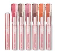 Lot de 6 Bâtons Ombre à paupières Duo-tone Finition Mate, Longue Tenue Résistant à l'Eau, Fard a Paupiere Stick Polyvalent pour Maquillage Naturel ou Smoky, Eyeshadow Palette Crème Portable