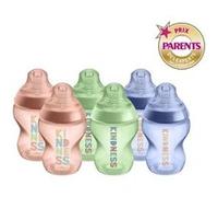 Tommee Tippee Biberon anti-colique Natural Start 260 ml Lot de 6 Étang Tétine imitation sein
