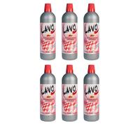 Lot de 6 bidons de nettoyant Odorant Multi-Usages Fraise 1L - Lavo Fruit