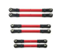 Lot de 6 biellettes de direction RC pour tuyaux TRAXXAS Slash Rustler Stampede 4x4 VXL 4WD RC voiture, rouge