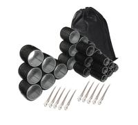 Lot de 6 bigoudis avec pince à cheveux en métal pour salon de coiffure longue à courte et formelle, outil de coiffure rapide