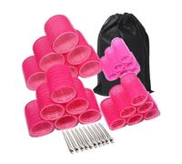 Lot de 6 bigoudis avec pince à cheveux en métal pour salon de coiffure longue à courte et formelle, outil de coiffure rapide