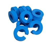 Lot de 6 bigoudis en mousse en forme de C pour dormir dans les cheveux, bigoudis sans chaleur pour boucles, rouleau de cheveux en forme de C
