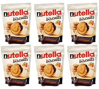 Lot de 6 biscuits Ferrero Nutella avec des biscuits remplis de Nutella - Sachet de 304 g de cookies sucrés