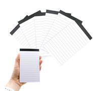 Lot de 6 bloc-notes lignés A7
