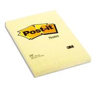 Post-it Notes Autocollantes, Grand Format XXL, Jaune Canari, Pack de 6 Blocs, 101 mm x 152 mm, 100 Feuilles par Bloc - Feuillets Adhésifs pour Prise de Notes, Listes de Tâches et Rappels