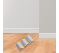 Lot de 6 blocs d'angle pour plinthes de 8 cm et 10 cm de hauteur - Connecteurs intérieurs et extérieurs - Extrémités de moulage mural en plusieurs couleurs, y compris pour or, argent, noir et blanc