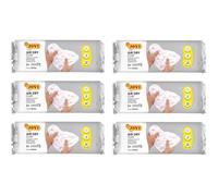 Lot de 6 blocs de pâte à modeler - Autodurcissante - Blanc - 500g - Jovi