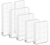Lot de 6 blocs de tampons en acrylique transparent pour tamponnage, bloc de tampons décoratifs, bloc de tampons pour scrapbooking, travaux manuels, bloc de tampon transparent