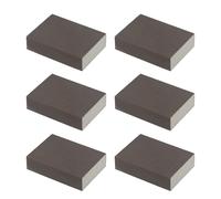 Lot de 6 blocs d'éponges à poncer avec grain pour applications de finition (grain 1000)