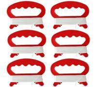 Lot de 6 bobines de cerf-Volant en Forme de D avec Fil de 100 mètres, Flying Kite Line, Roue réutilisable résistante aux intempéries, Enrouleur Haute résistance pour Enfants