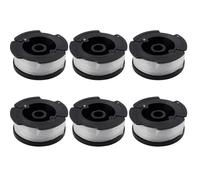 Lot de 6 bobines de fil A6481 A6485 pour coupe-bordures Black Decker STC1820CM STC1820PC STC1820EPC STC1840EPC ST5530 ST1823