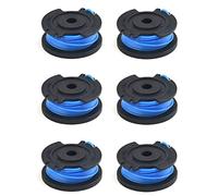Lot de 6 bobines de fil de rechange pour tondeuse à gazon pour Karcher LTR 18-30 (14443120), remplace le numéro 2.444-016.0