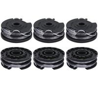 Lot de 6 bobines de fil F016800351 compatibles avec les coupe-bordures Bosch AdvancedGrassCut 36 ART 30-36 LI ART 24 ART 24+ ART 27 ART 27+ ART 30 ART 30+ Bobine de fil de rechange 6 m