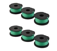 Lot de 6 bobines de Fil pour débroussailleuse pour Black & Decker GL7033 GL8033 GL9035