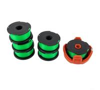 Lot de 6 bobines de rechange avec capuchon pour débroussailleuse Black & Decker (GL7033, GL8033, GL9035)