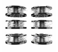 Lot de 6 bobines de rechange Parkside d'origine pour coupe-bordures sans fil PART 20-Li A1 | Bobine de fil | Coupe-bordures