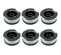 Lot de 6 Bobines de Rechange pour Coupe-Bordures, Bobine Reflex Plus A Déroulement Automatique, Fil de nylon 6x10 m