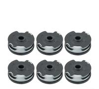Lot de 6 bobines de rechange pour débroussailleuse sans fil Parkside PRTA 20 Li A1 B2 C3, ligne en résine copolymère nylon à alimentation automatique, 2 x 4 m avec capuchon de protection