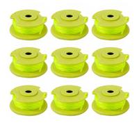 Lot de 6 bobines de tondeuse à gazon RYOBI Lithiumion Installation facile Bobine et capuchon de couvercle Kit de ligne en nylon pour tondeuse à gazon Ryobi 18 V/24 V/40 V sans fil