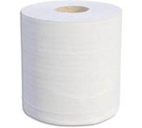 Lot de 6 Bobines d'essuyage 2 plis 700 formats 25 x 19,5 cm - L175 m, bobine D13 cm blanc Eco