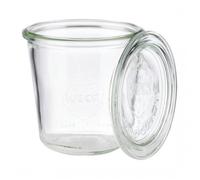 Lot de 6 bocaux 290 ml en verre, couvercle inclus