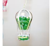 lot de 6 - BOITE A DRAGEES MONGOLFIERE BALLON PLEXI - THEME BALLON ANNIVERSAIRE GLAM - pour baptême mariage communion - ballotin à dragées design et moderne