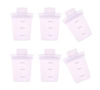 Lot de 6 boîtes de rangement compactes pour lait de bébé, résistantes aux fuites, pour l'alimentation pendant le voyage