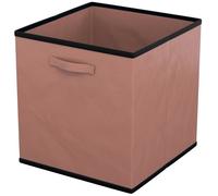 Lot de 6 boîtes de rangement pliables en tissu marron 26 7 x 26 7 x 28 cm - cubes 20 L multifonction pour armoire et étagère