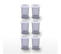 Lot de 6 boîtes hermétiques 1 1 L avec 6 ustensiles de cuisine Fackelmann Storage