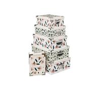 5five - 6 boîtes coin métal ""collectionneur"" rose